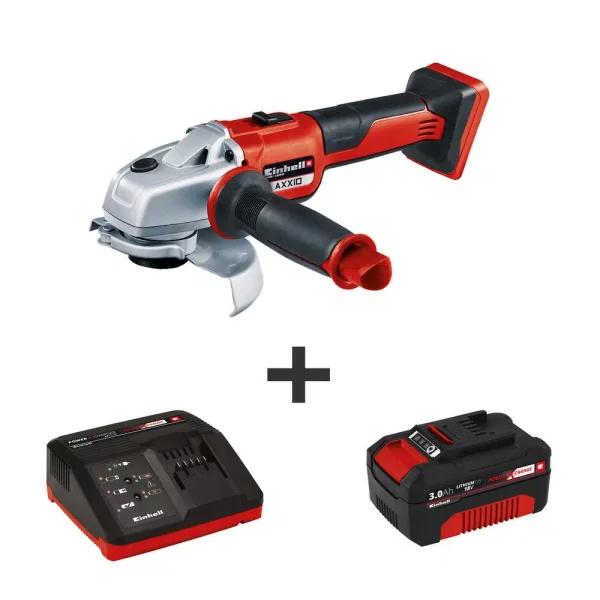 Einhell PXC 18V Brushless 5 in. Cordless Angle Grinder Kit with 3.0 Ah Battery and Fast Charger
