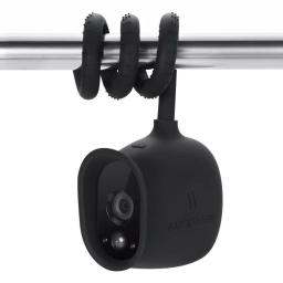 Wasserstein Versatile Twist Mount for Arlo HD Camera, Flexible Silicone Gooseneck Mount, Black thumbnail 1