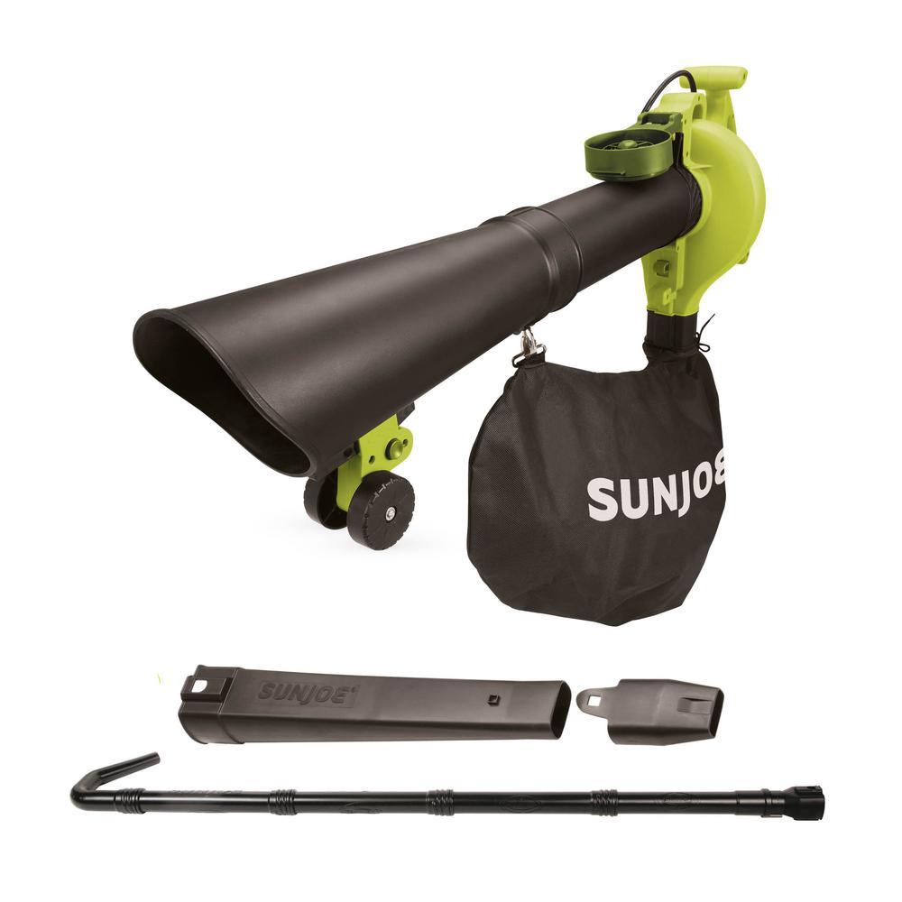 SUN JOE Blower Joe 4-in-1 Electric Handheld Blower, Vacuum, Mulcher, and Gutter Cleaner, 250 MPH, 440 CFM, 14 Amp