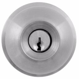 Universal Hardware Commercial Grade 2 Satin Chrome Keyed Entry Door Knob, 2-1/8 in. thumbnail 4