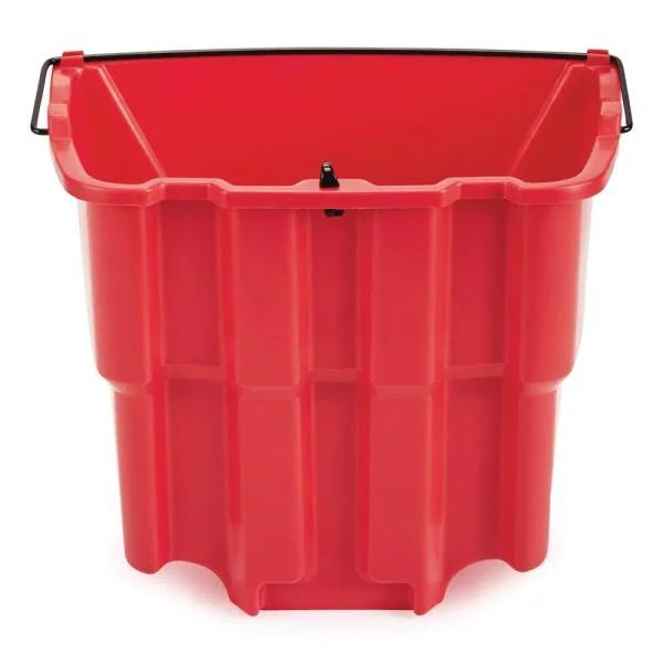 Rubbermaid Commercial Products Rubbermaid WaveBrake 4.5 Gal. Red Plastic Dirty Water Bucket