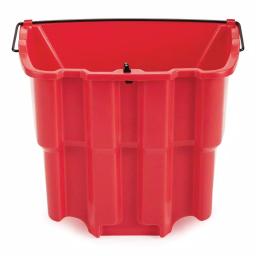 Rubbermaid Commercial Products Rubbermaid WaveBrake 4.5 Gal. Red Plastic Dirty Water Bucket thumbnail 1
