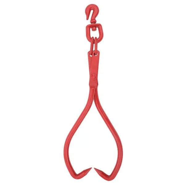 Earth Worth 32 in. Swivel Skidding Tongs with Hook for Logs, Timber, and Stumps