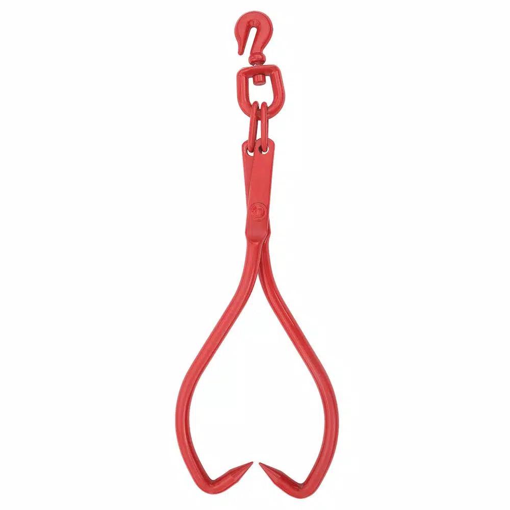 Earth Worth 17 in. Swivel Skidding Tongs for Dragging, Pulling and Lifting Logs