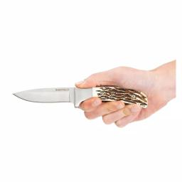 Sheffield 12190 Herod Stag Series 3.75 in. Drop Point Fixed Blade Hunting Knife thumbnail 5