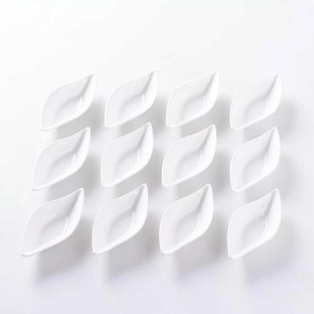 MALACASA 4.75-Inch White Porcelain Ramekins Set of 12 - Versatile Ceramic Souffle and Dipping Dishes