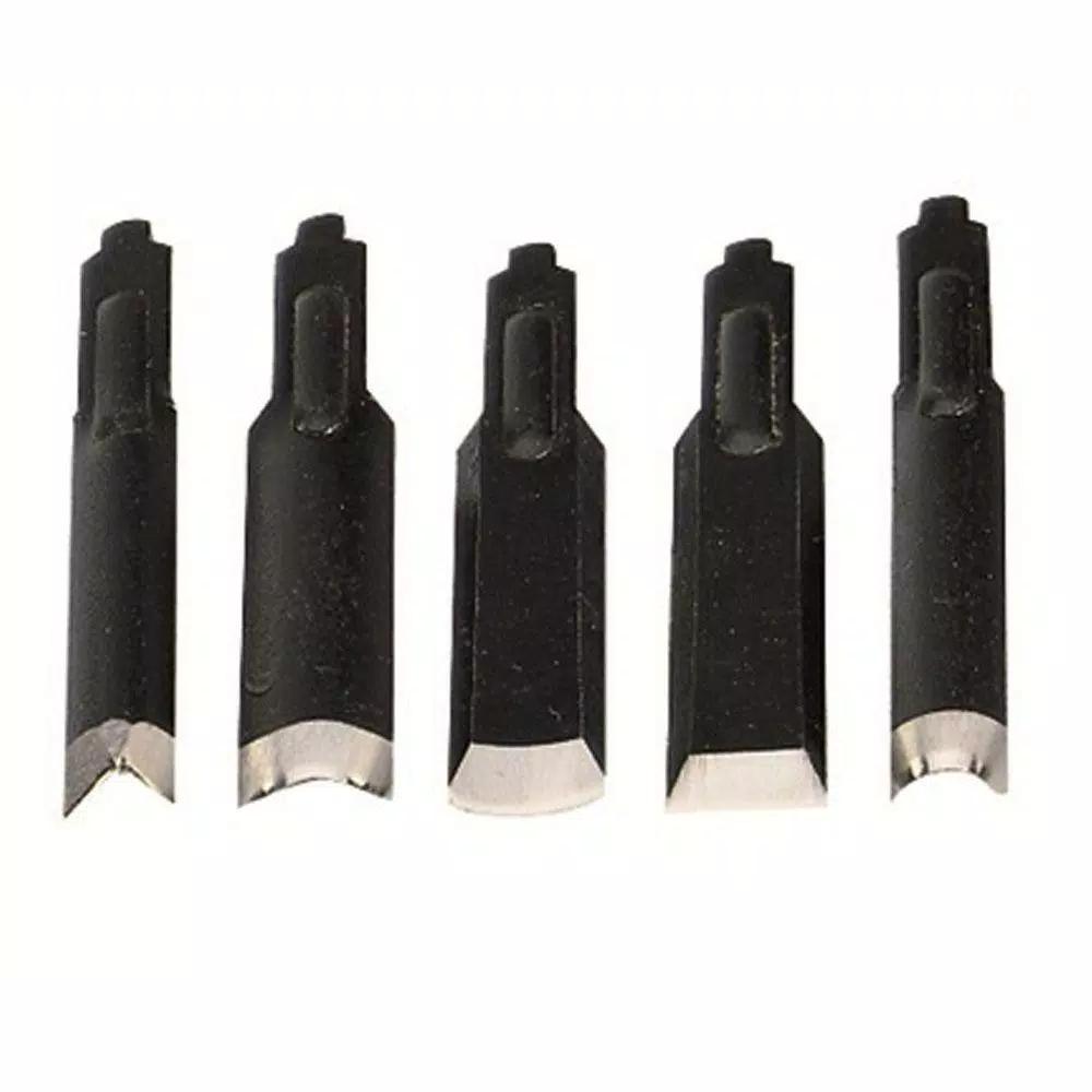 Proxxon 5-Piece Bi-Metal Carving Knife Set for SGM and MOS Power Carvers