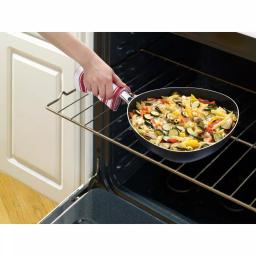 T-fal HeatMaster 4 Qt. Aluminum Nonstick Saute Pan, Gray thumbnail 3