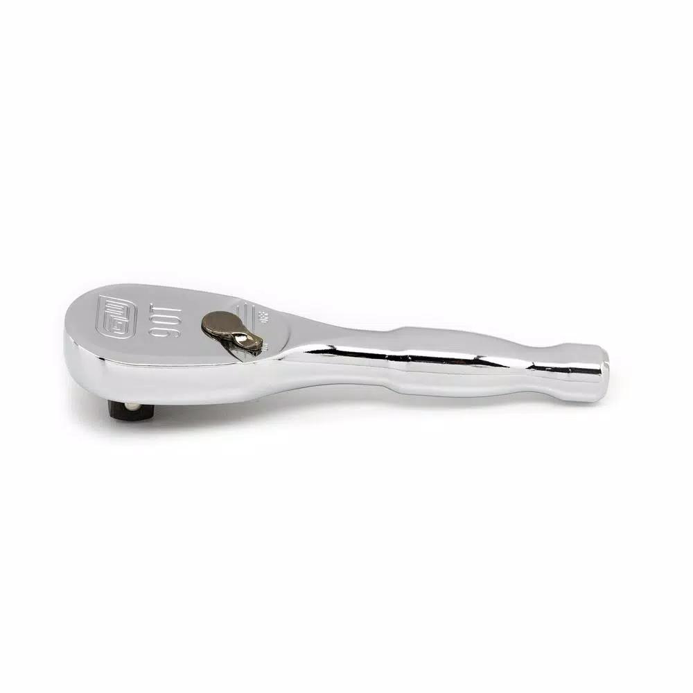 GEARWRENCH 3/8 in. Drive 90-Tooth 4-3/4 in. Stubby Teardrop Ratchet