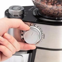 Hamilton Beach 16 oz Stainless Steel Burr Coffee Grinder with 18 Grind Settings thumbnail 3