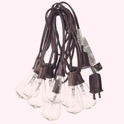 ALEKO's 25 ft. Traditional Patio String Cafe Lights, 25 Warm White Incandescent Bulbs, Indoor/Outdoor Weatherproof thumbnail 9