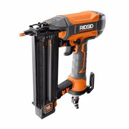 RIDGID 18-Gauge 2-1/8 in. Brad Nailer Kit with CLEAN DRIVE Technology and 50 ft. Lay Flat Air Hose thumbnail 4