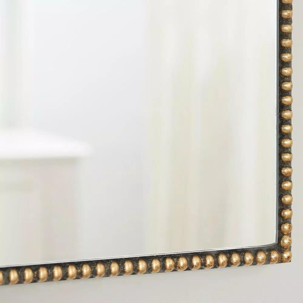 Home Decorators Collection Ornate Arched Gold Antiqued Accent Mirror