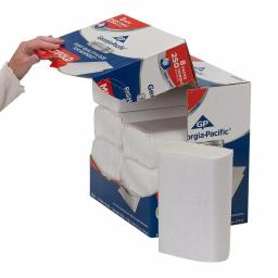 Georgia-Pacific White Premium Multifold Paper Towels, 1-Ply, 250 Count (8-Pack Carton) thumbnail 3