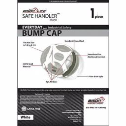 Safe Handler Bison Life Safe Handler Everyday Series White HDPE Bump Cap with 4-Point Pin Lock Suspension thumbnail 3