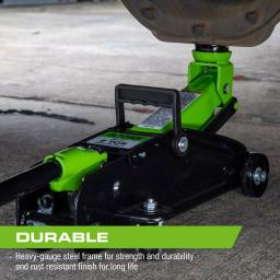 Arcan ALTJ2T 2-Ton Trolley Jack, Heavy-Gauge Steel Floor Jack with 360° Swivel Saddle thumbnail 4