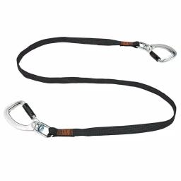 Ergodyne Squids 3139 Tool Lanyard with 40 lb. Capacity Black Dual Double-Locking Carabiner and Swivel thumbnail 1