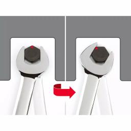 TEKTON 36 mm Combination Wrench, 12-Point Box End, Chrome Vanadium Steel thumbnail 3