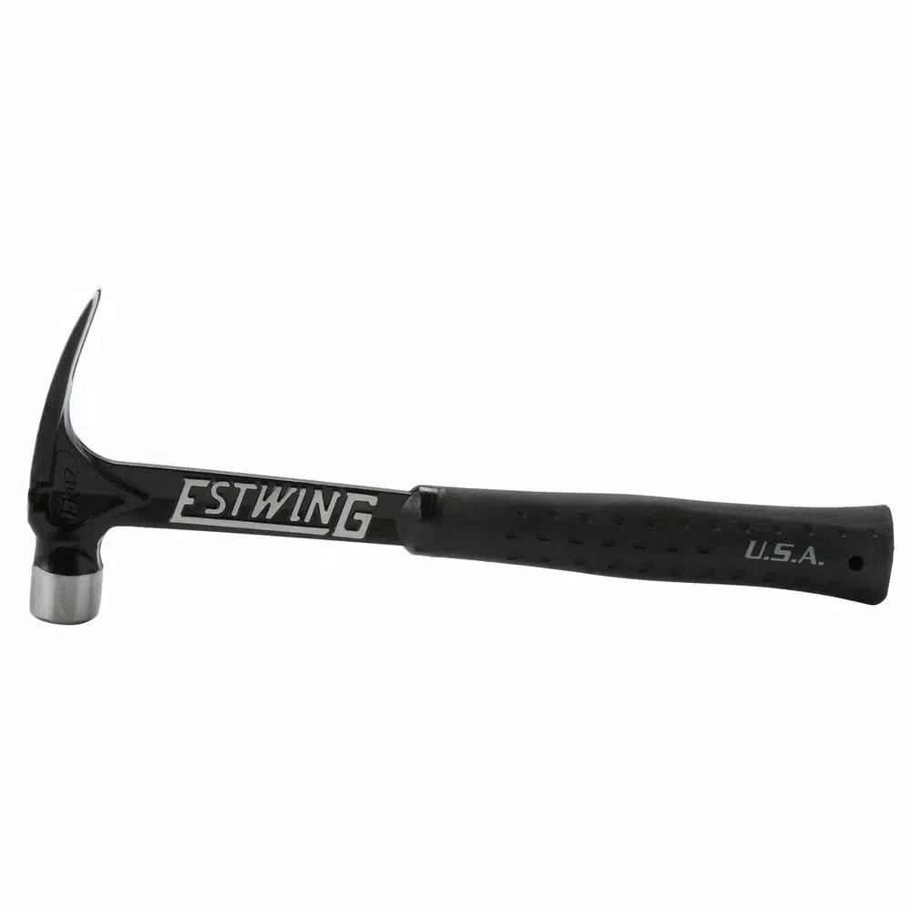Estwing 15 oz. Ultra Short Handle Rip Claw Hammer with Black Vinyl Shock Reduction Grip