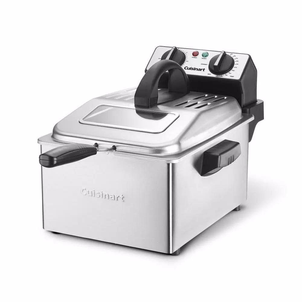 Cuisinart 4 Qt. Stainless Steel Deep Fryer with 1500-Watt Heating Element