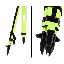 AdirPro High Visibility Green Heavy-Duty Aluminum Survey Tripod with Quick Clamp thumbnail 4