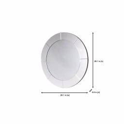 StyleWell 29 in. Round Classic Frameless Accent Mirror thumbnail 2