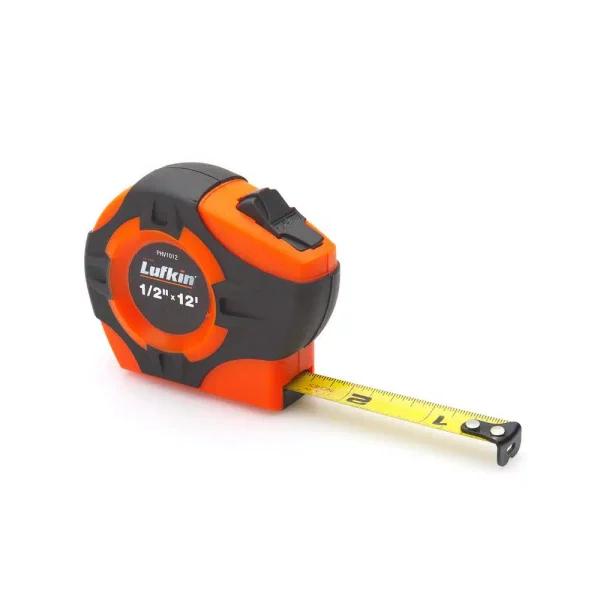 Lufkin Crescent Lufkin P1000 Series 12 ft. Hi-Viz Orange Yellow Clad A1 Blade Tape Measure