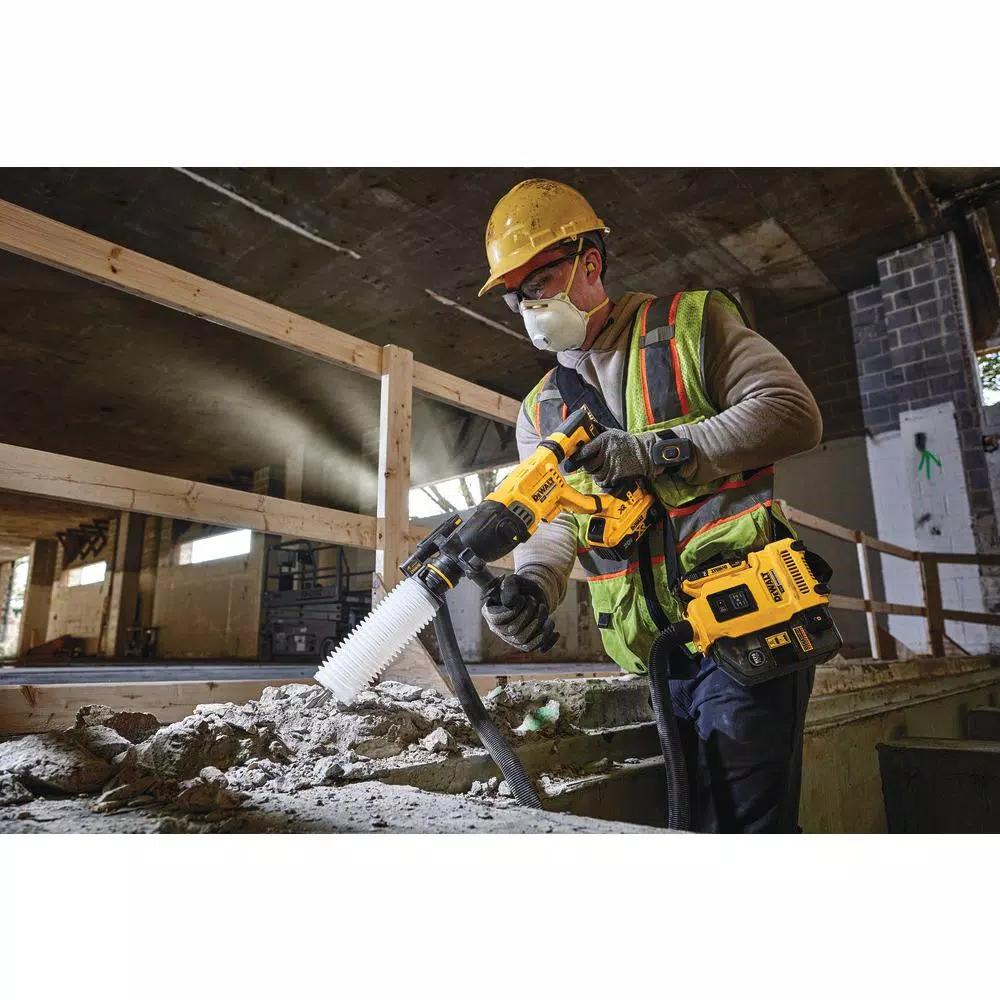 DEWALT 20V MAX Cordless Brushless 1-1/8 in. SDS Plus Rotary Hammer Kit with (2) 6.0Ah Batteries & Charger