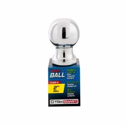 TowSmart 2 in. Chrome Hitch Ball, 5,000 lb. Capacity, 1 in. x 2 in. Shank thumbnail 2