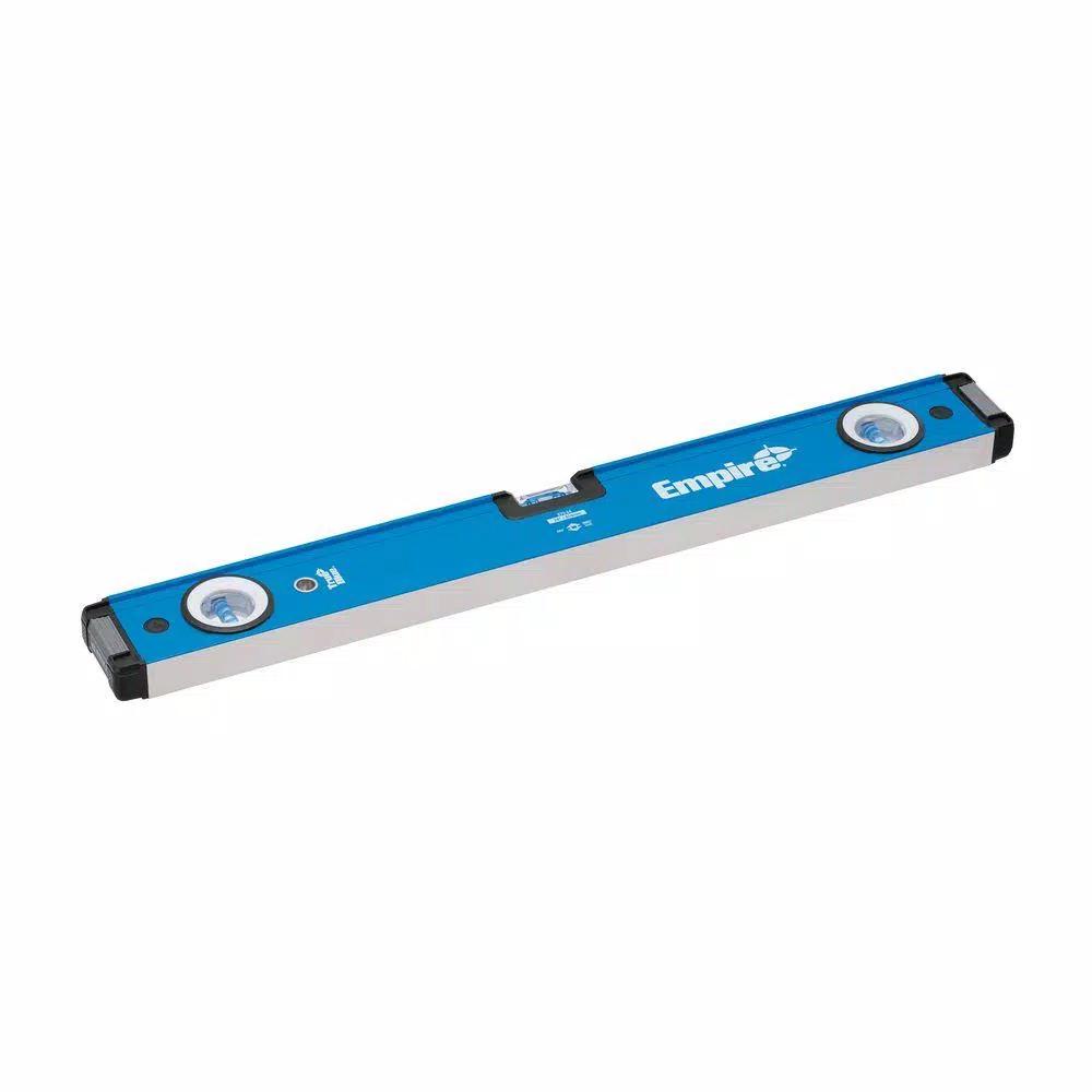 Empire 24 in. True Blue Magnetic Box Beam Level with 12 in. Magnetic Level