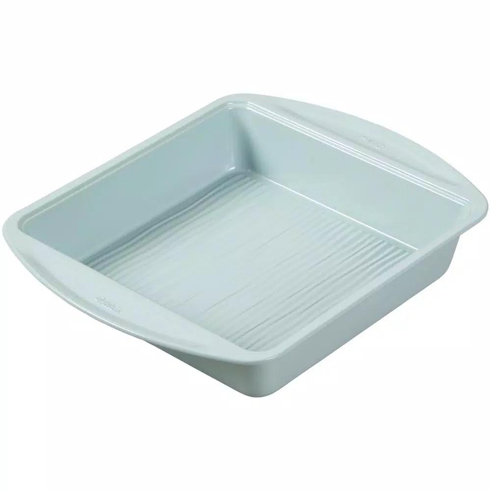 Wilton Texturra Performance 7-Piece Non-Stick Textured Bakeware Set, Blue