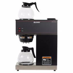BUNN VPR-2GD 12-Cup Commercial Coffee Brewer with 2 Glass Decanters, Black thumbnail 1