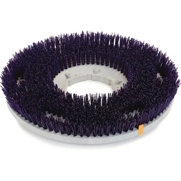 Carlisle Strata-Grit 17 in. Purple Aggressive Stripping Rotary Floor Brush