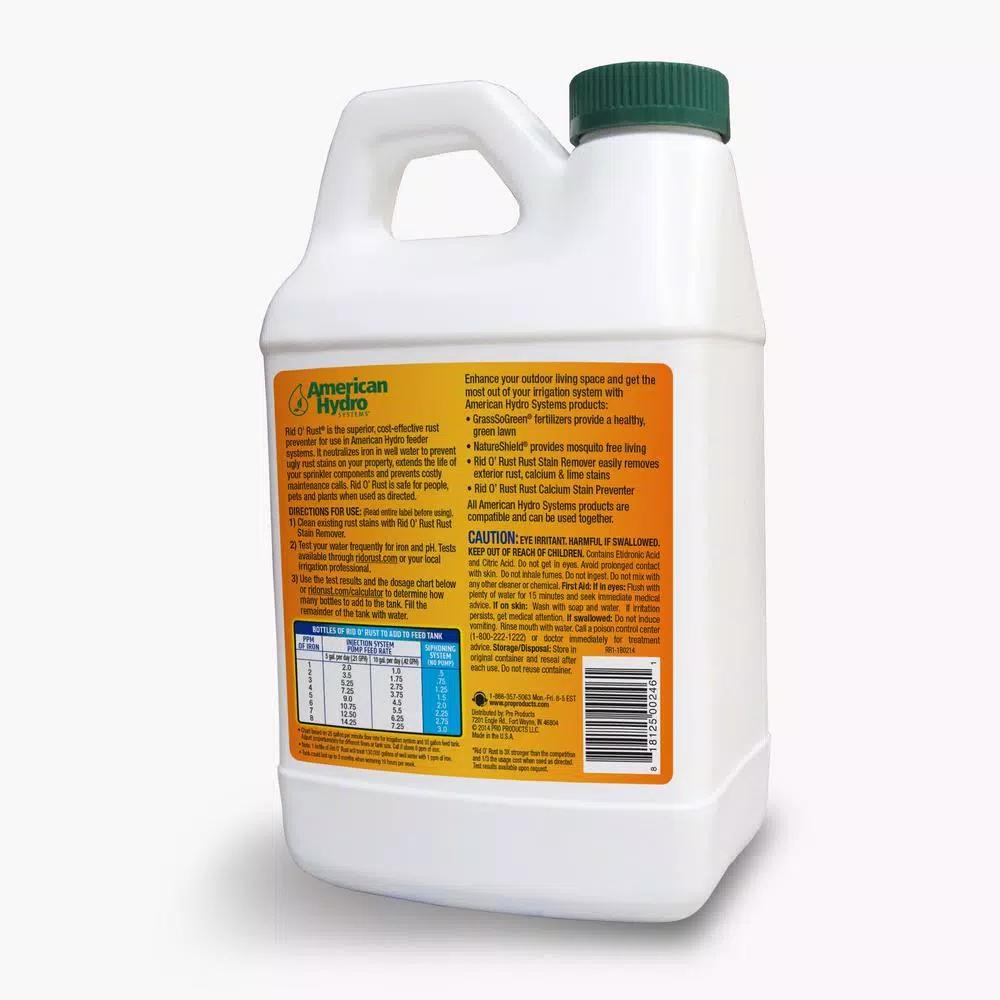 Pro Products Rid O' Rust RR1 2X Strength Rust Preventer, 64 oz. Liquid
