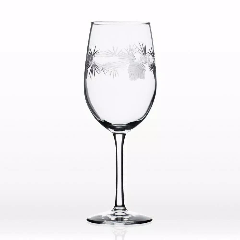 Rolf Glass Icy Pine 12 oz. Clear White Wine Glasses, Set of 4