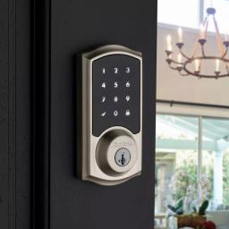 Kwikset SmartCode 916 Z-Wave Smart Deadbolt with SmartKey Security, Satin Nickel thumbnail 10