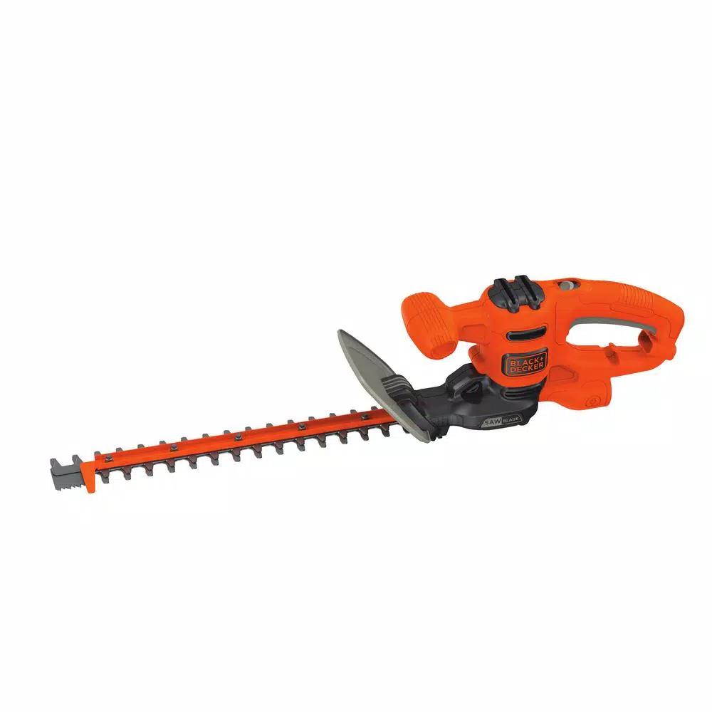 BLACK+DECKER 16 in. Corded Electric Hedge Trimmer with SAWBLADE, 3.0 Amp