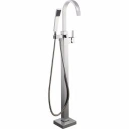Glacier Bay Farrington Freestanding Floor Mount Tub Faucet with Handheld Handshower, Chrome thumbnail 1