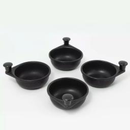 ExcelSteel Professional 4-Cup Stainless Steel Egg Poacher Set with Non-Stick Cups and Silicone Spatula thumbnail 5