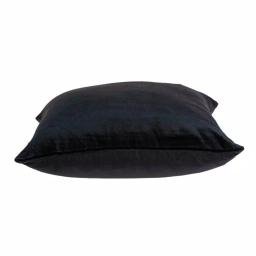 HomeRoots Jordan Transitional Black Solid Decorative Pillow Cover, 20 x 20 in. thumbnail 3