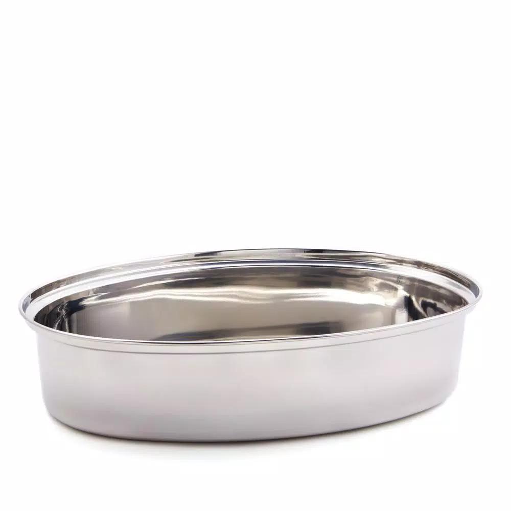 Old Dutch 6 Qt. Stainless Steel Oval Food Pan for Chafing Dishes