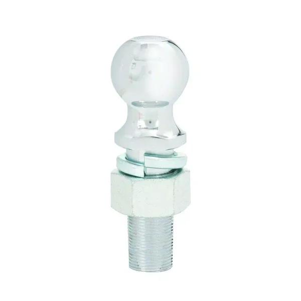 TowSmart 2 in. Chrome Hitch Ball, 10,000 lb. Capacity, 1.25 in. Shank Diameter