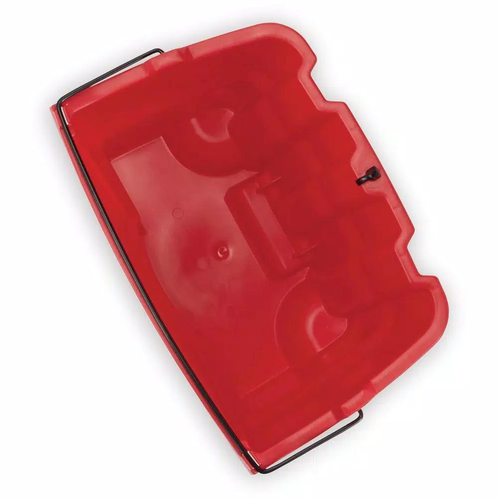 Rubbermaid Commercial Products Rubbermaid WaveBrake 4.5 Gal. Red Plastic Dirty Water Bucket