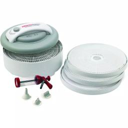 Nesco American Harvest Snackmaster 6-Tray Food Dehydrator and Jerky Maker, White thumbnail 2