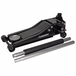 Husky 3-Ton Low Profile Floor Jack with Quick Lift and Dual Pump Design thumbnail 1