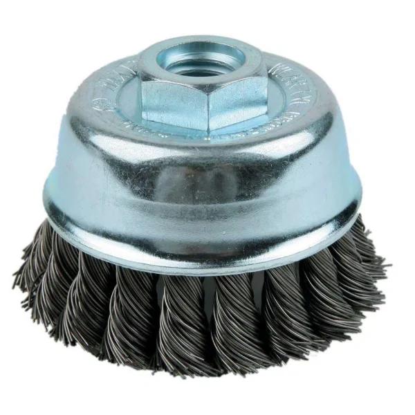 Lincoln Electric 3 in. Single Row Knotted Cup Brush for Grinders