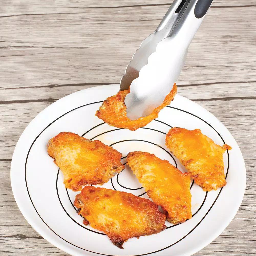 Fox Run Stainless Steel Tongs Bundle with Polypropylene Grips