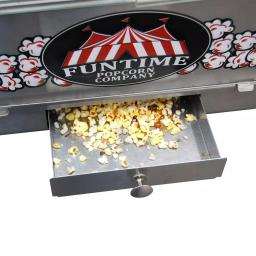 Funtime Palace 16 oz. Stainless Steel Hot Oil Popcorn Popper Machine with Tempered Glass thumbnail 2