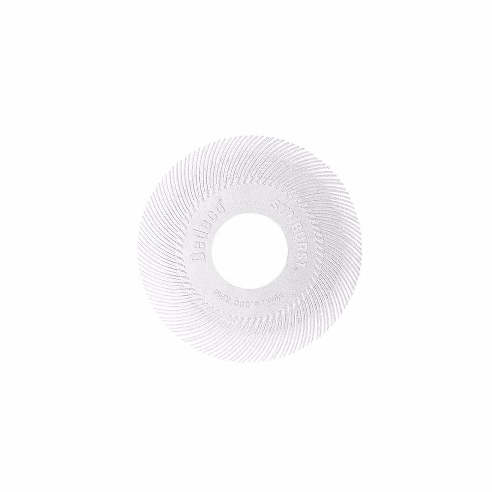 Dedeco Sunburst 6 in. TC Radial Discs, 120-Grit Medium Cleaning and Polishing Tool, 40-Pack