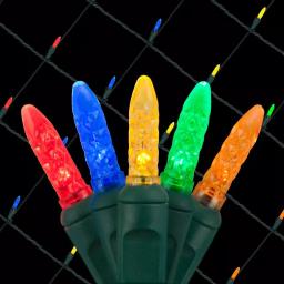 Wintergreen Lighting 48 in. x 72 in. 100-Light M5 Multi-Color LED Net Light Set thumbnail 1